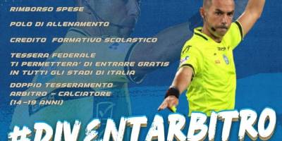 APERTE LE ISCRIZIONI PER IL NUOVO CORSO ARBITRI DI CALCIO